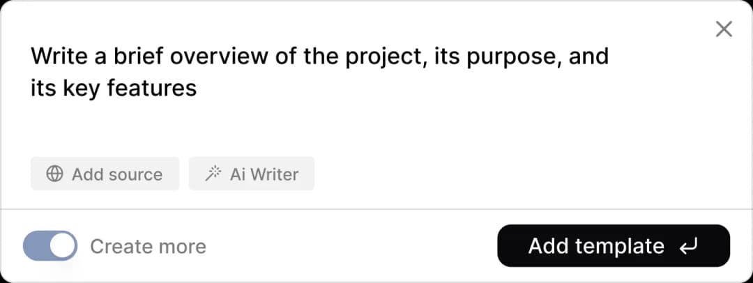 Data sources interface